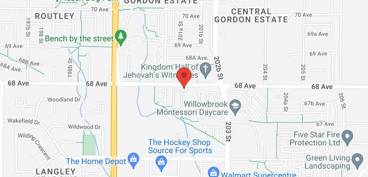 map of 43 20176 68TH AVENUE